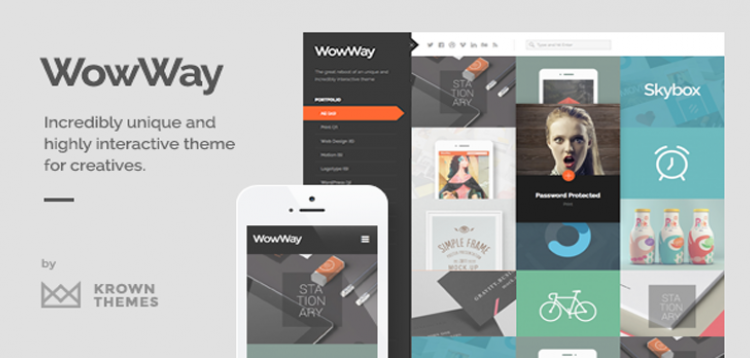Item cover for download WowWay - Interactive & Responsive Portfolio Theme
