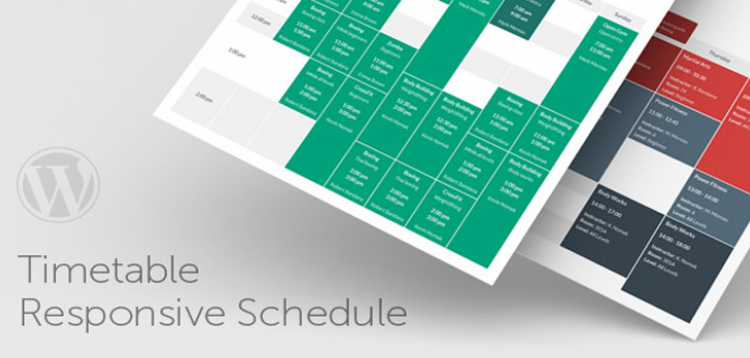 Item cover for download Timetable Responsive Schedule For WordPress