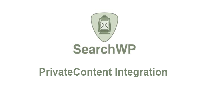 Item cover for download SearchWP – PrivateContent Integration 