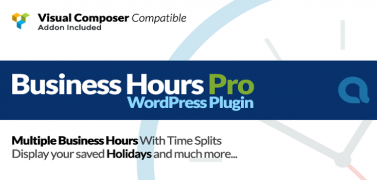 Item cover for download Business Hours Pro WordPress Plugin