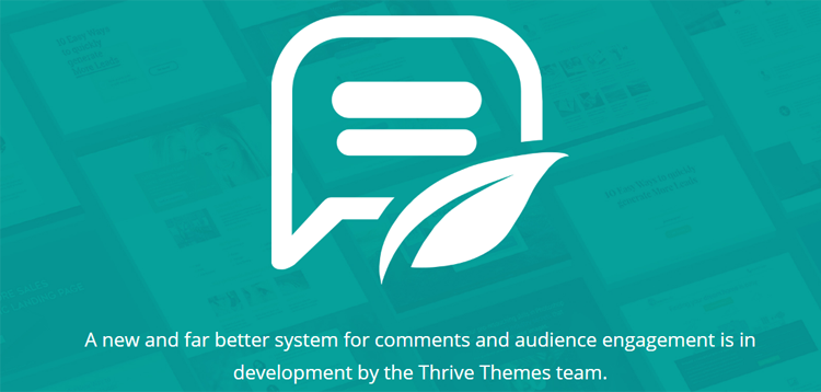 Item cover for download Thrive Comments Plugin
