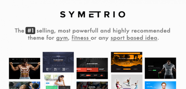 Item cover for download Gym & Fitness WordPress Theme - Symetrio