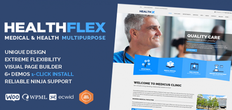 Item cover for download HEALTHFLEX Medical Health WordPress Theme