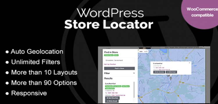 Item cover for download CodeCanyon - WooCommerce Store Locator