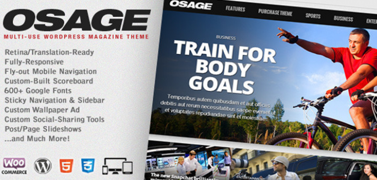 Item cover for download Osage - Multi-Use WordPress Magazine Theme