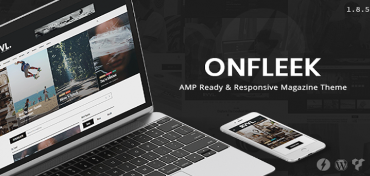 Item cover for download Onfleek - AMP Ready and Responsive Magazine Theme