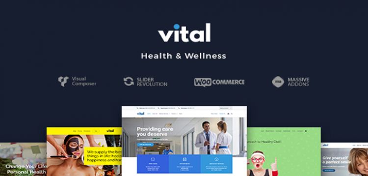 Item cover for download Vital | Health, Medical and Wellness WordPress Theme