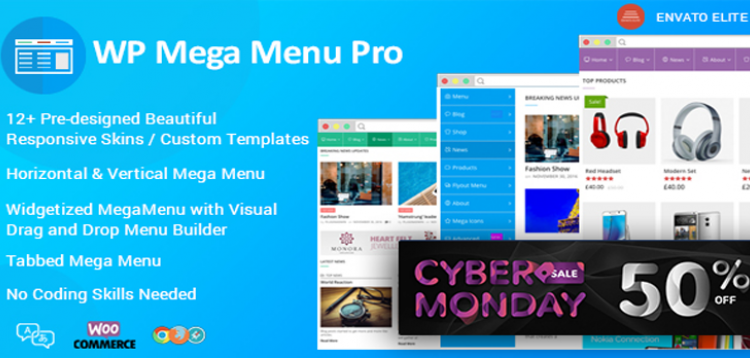 Item cover for download WP Mega Menu Pro - Responsive Mega Menu Plugin for WordPress