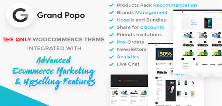 Item cover for download Grand Popo - Advanced Marketing E-commerce Theme for WordPress