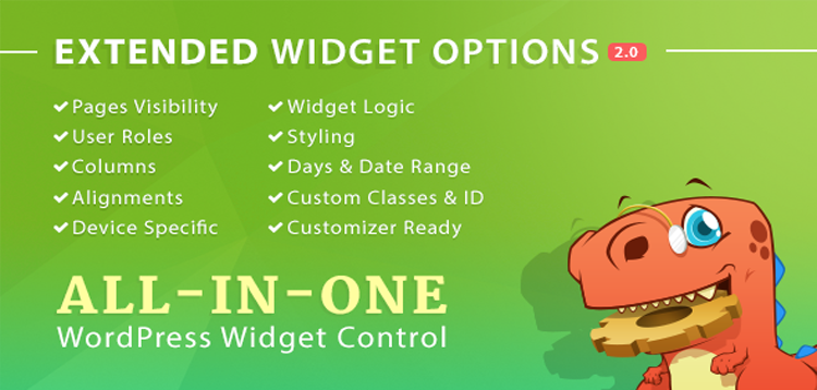 Item cover for download Extended Widget Options – All-in-One WordPress Widget Control