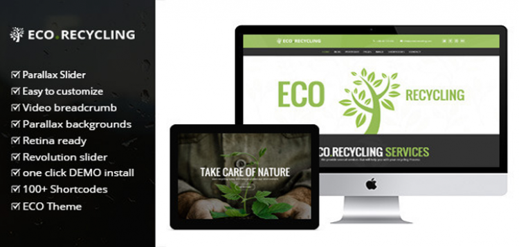 Item cover for download Eco Recycling - Ecology & Nature WordPress Theme