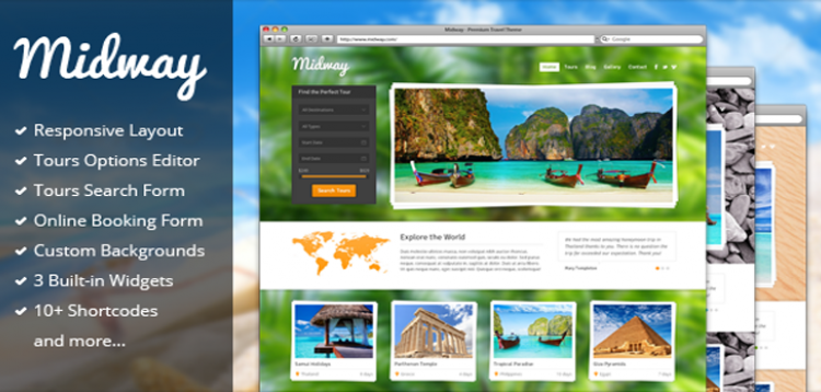 Item cover for download Midway - Responsive Travel WP Theme