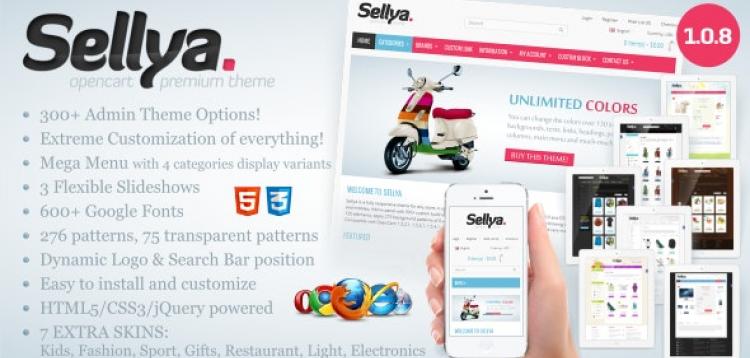 Item cover for download Sellya Responsive Theme OpenCart