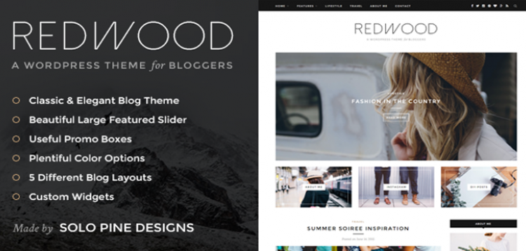 Item cover for download Redwood - A Responsive WordPress Blog Theme