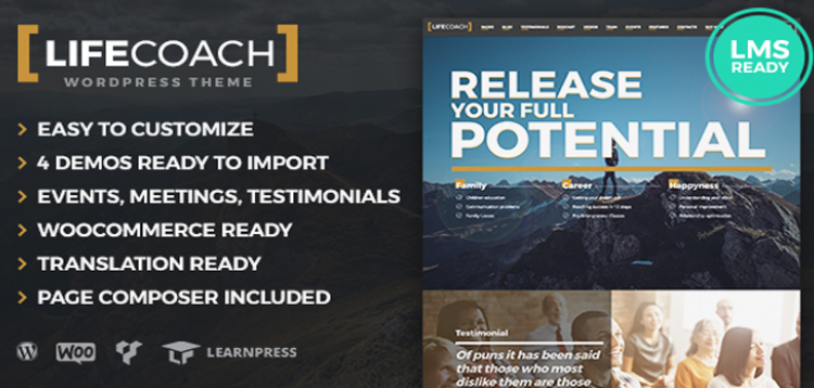 Item cover for download Life Coach WordPress Theme