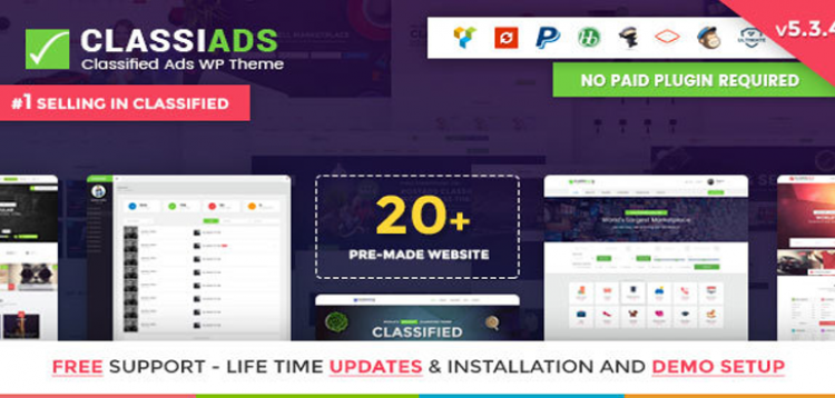 Item cover for download Classiads - Classified Ads WordPress Theme