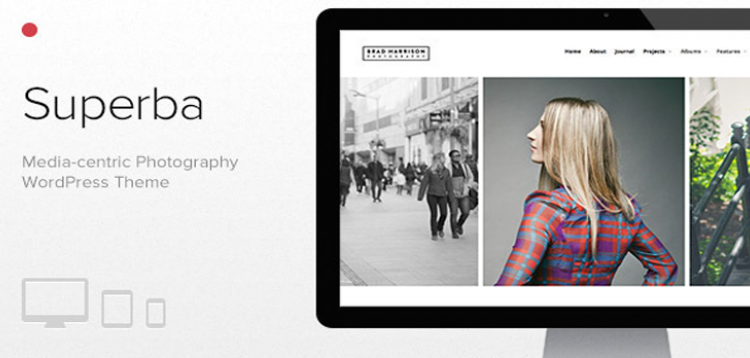 Item cover for download Superba: Media-centric Photography WordPress Theme 