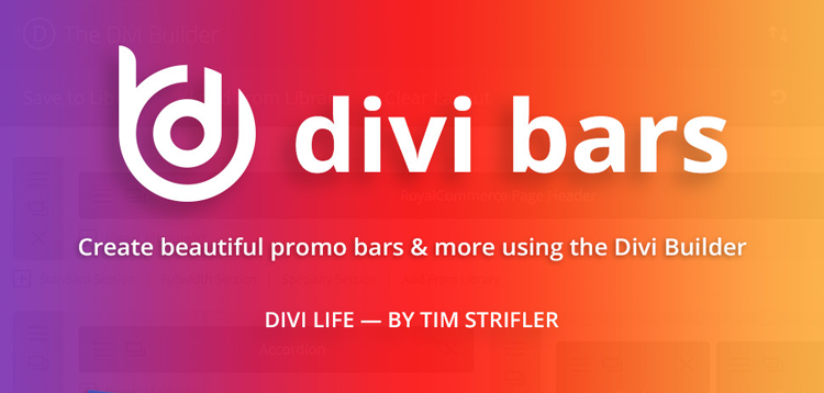 Item cover for download DiviLife - Divi Bars