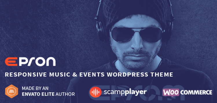Item cover for download Epron - Responsive Music & Events WordPress Theme