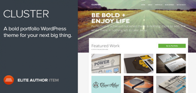Item cover for download Cluster - A Bold Portfolio Wordpress Theme
