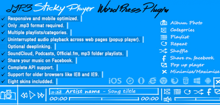 Item cover for download MP3 Sticky Player Wordpress Plugin