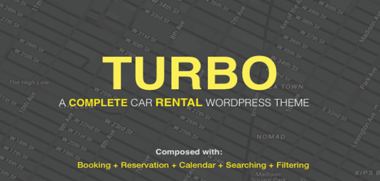 Item cover for download Turbo - Car Rental System WordPress Theme