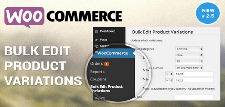 Item cover for download Woocommerce Bulk Edit Variable Products & Prices