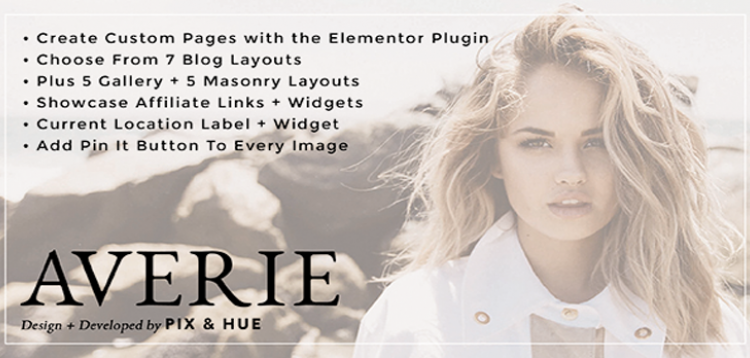 Item cover for download Averie - A Blog & Shop Theme
