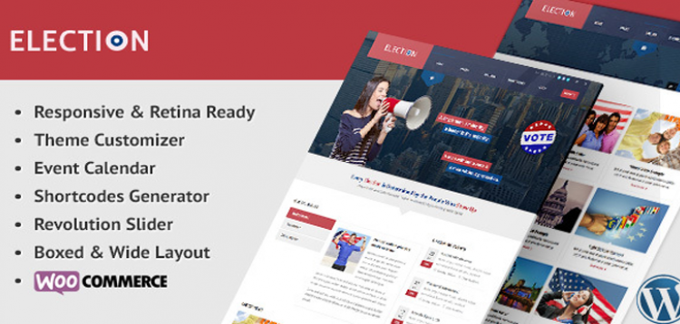 Item cover for download Election - Political WordPress Theme