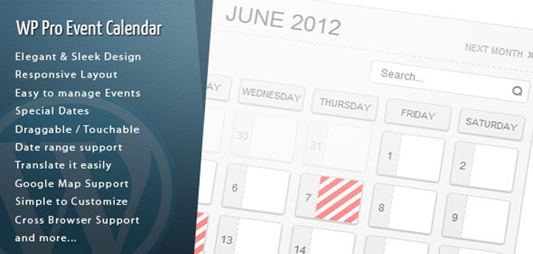 Item cover for download Wordpress Pro Event Calendar