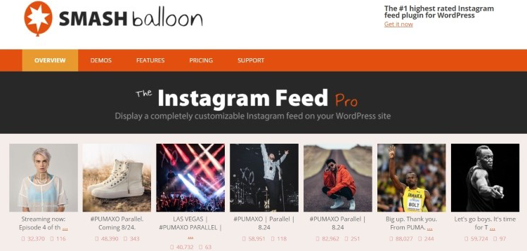 Item cover for download Instagram Feed Pro (By Smash Balloon)- The #1 highest rated Instagram feed plugin for WordPress