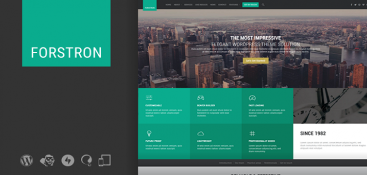 Item cover for download Forstron - Legal Business WordPress Theme
