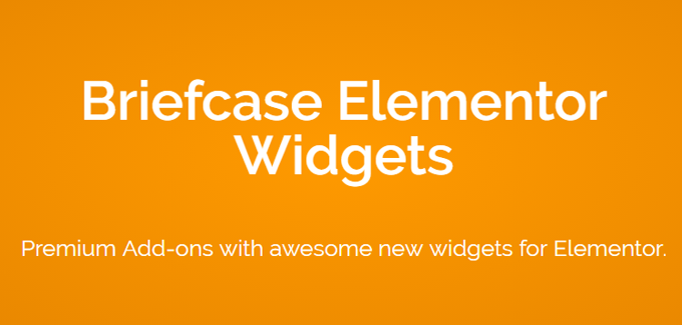 Item cover for download Briefcase Elementor Widgets