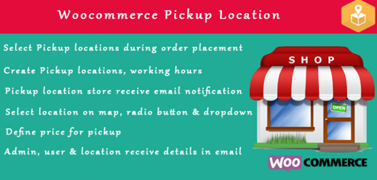 Item cover for download Woocommerce Pickup Locations (Local Pickup) wordpress plugin