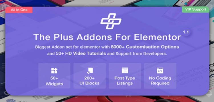 Item cover for download The Plus - Addon for Elementor Page Builder WordPress Plugin