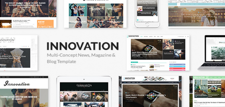 Item cover for download INNOVATION: Multi-Concept News, Magazine & Blog Theme