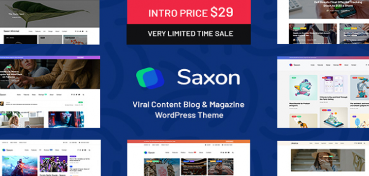 Item cover for download Saxon - Viral Content Blog & Magazine WordPress Theme