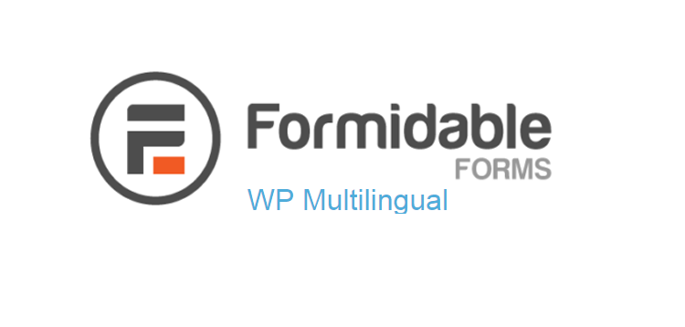 Item cover for download Formidable Forms - WP Multilingual