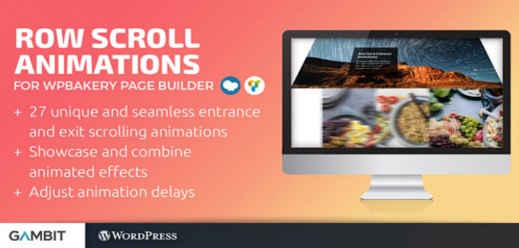 Item cover for download Row Scroll Animations for WPBakery Page Builder (formerly Visual Composer)