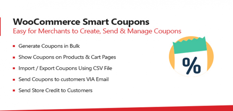 Item cover for download WooCommerce Smart Coupons Plugin – Extended Coupon Code Generator