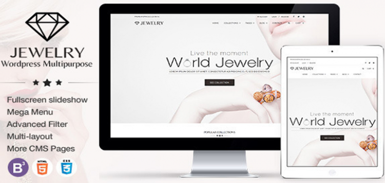 Item cover for download Jewelry - Responsive WordPress Theme