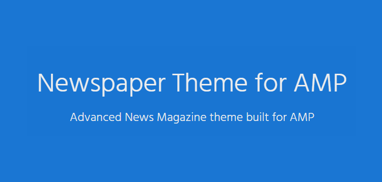 Item cover for download AMPforWP - Newspaper Theme for AMP