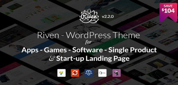 Item cover for download Riven - WordPress Theme for App, Game, Single Product Landing Page
