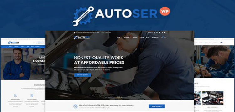 Item cover for download Autoser - Car Repair and Auto Service WordPress Theme