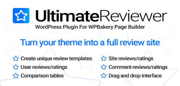 Item cover for download Ultimate Reviewer WordPress Plugin For WPBakery Page Builder