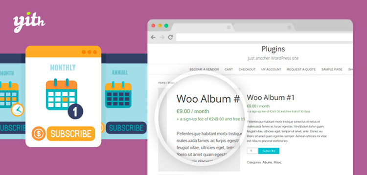 Item cover for download YITH WooCommerce Subscription Premium