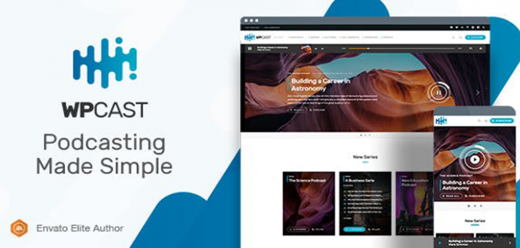Item cover for download Wpcast - Audio Podcast WordPress Theme