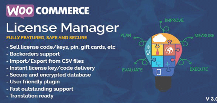 Item cover for download Codecanyon WooCommerce License Manager