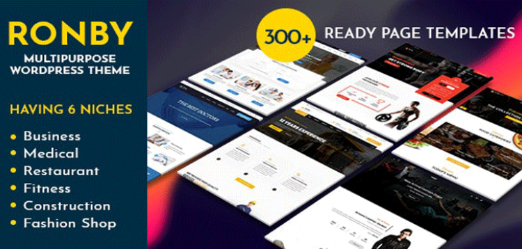 Item cover for download Ronby | 6 Niche Business Multi-Purpose WordPress Theme