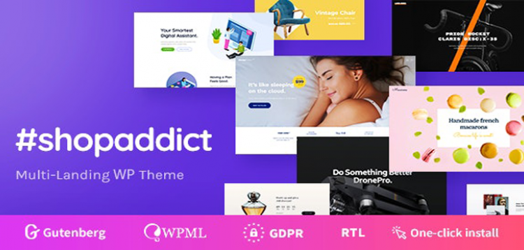 Item cover for download Shopaddict - WordPress Landing Pages To Sell Anything